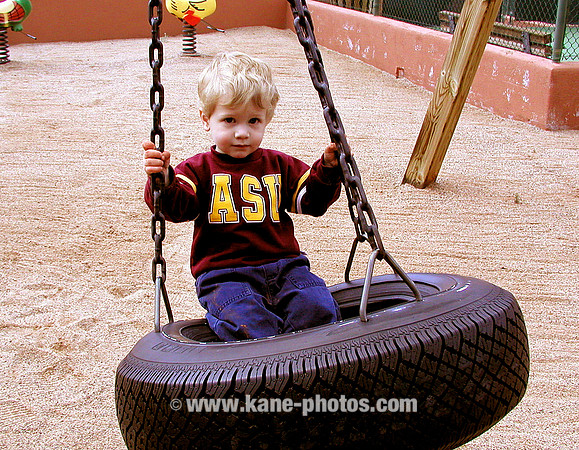 Zack on The Swing